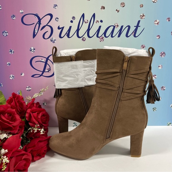 🍁SUPER SALE MICROSUEDE FRINGE BOOTS - Picture 6 of 12